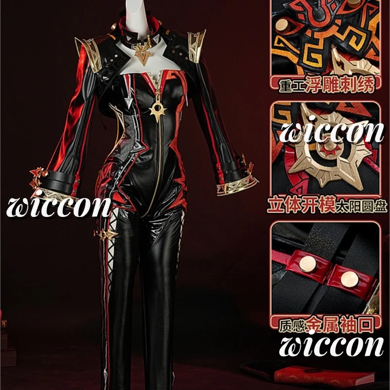 Romper Playsuit Women - Cosplaygenshin impacto mavuika cosplay traje pyro