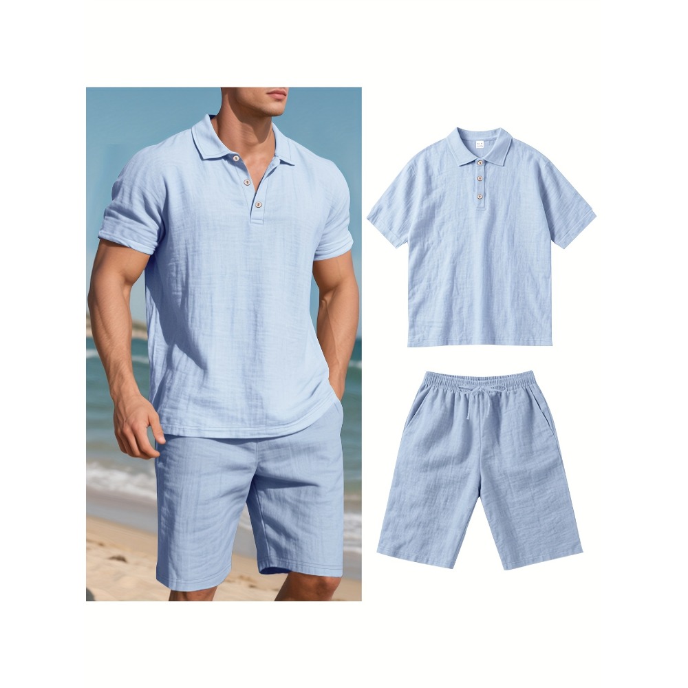 Summer Clothing Men Linen - Verão masculino terno moda linho lapela