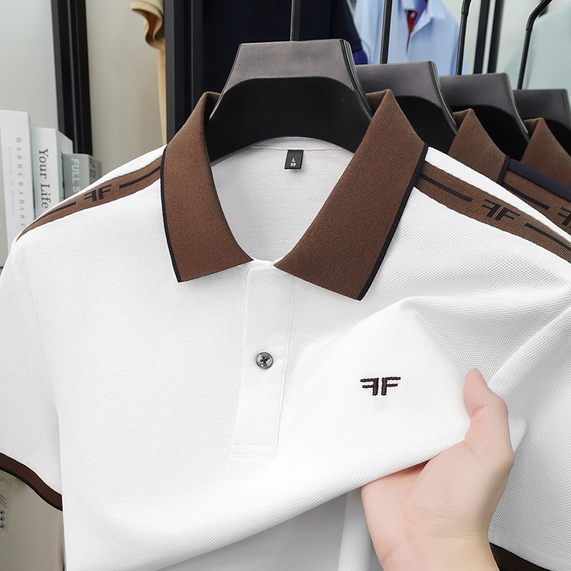 Summer Light Clothing - Camisa Polo Masculina de Luxo Leve