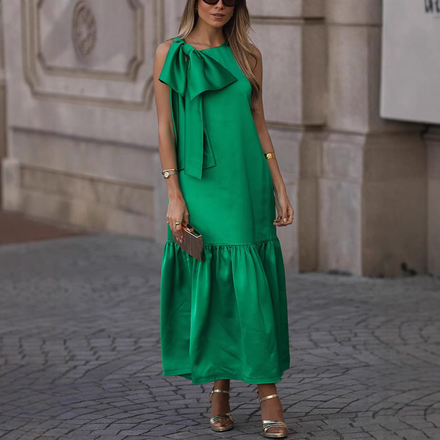 Summer Clothing Websites - Vestido Feminino Americano Europeu de Cor