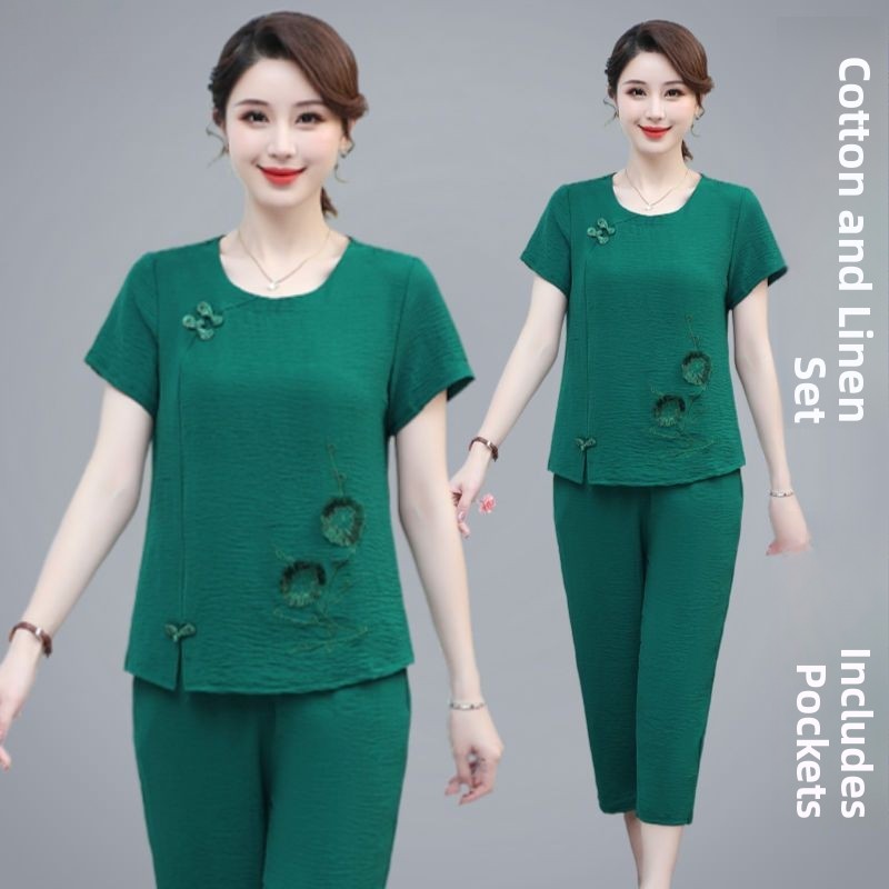 Summer Clothing Over 60 - Conjunto de Verão em Algodão e