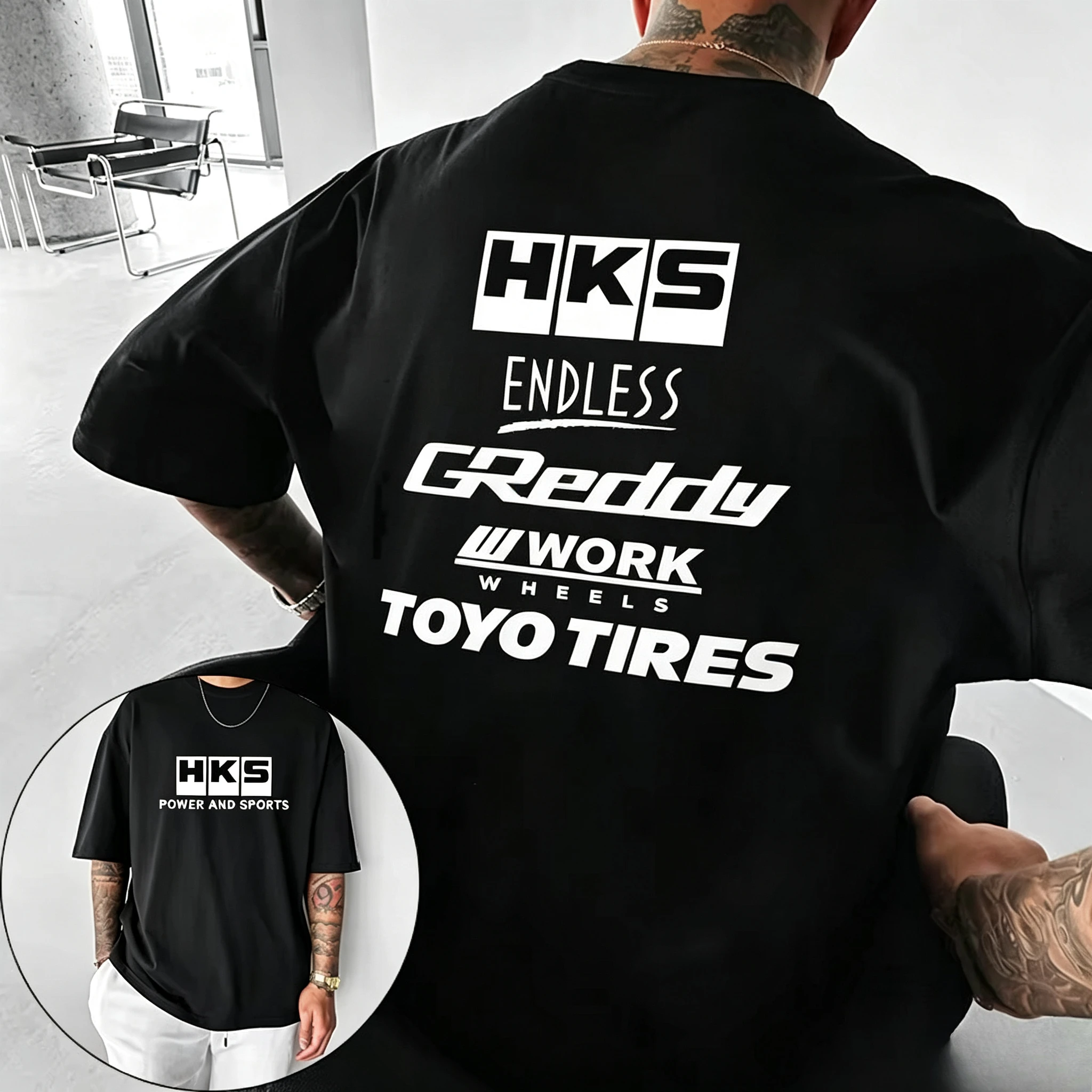 The Endless Summer Clothing Japan - Camiseta de Trabalho HKS ENDLESS para