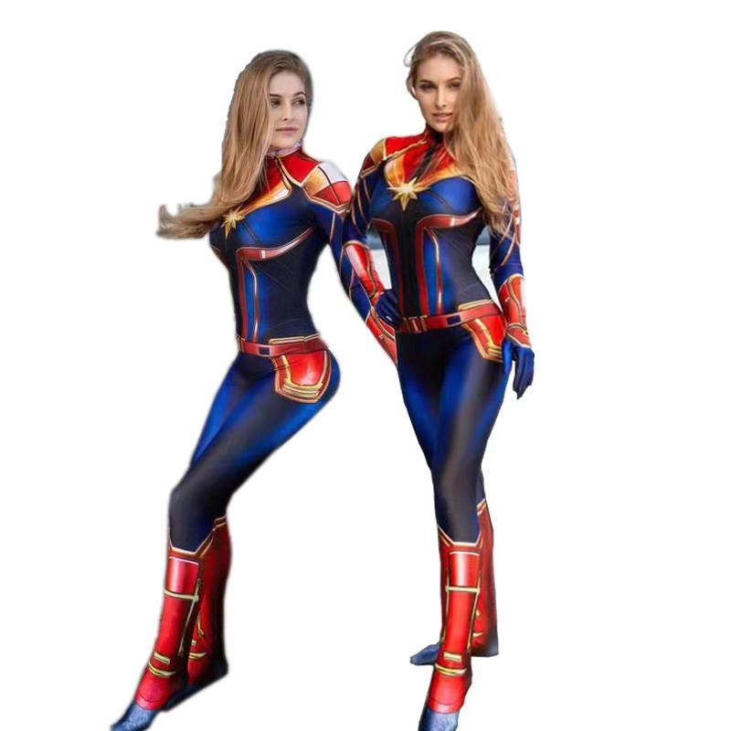 Romper Playsuit Women - Fantasia de Cosplay de Capitã do