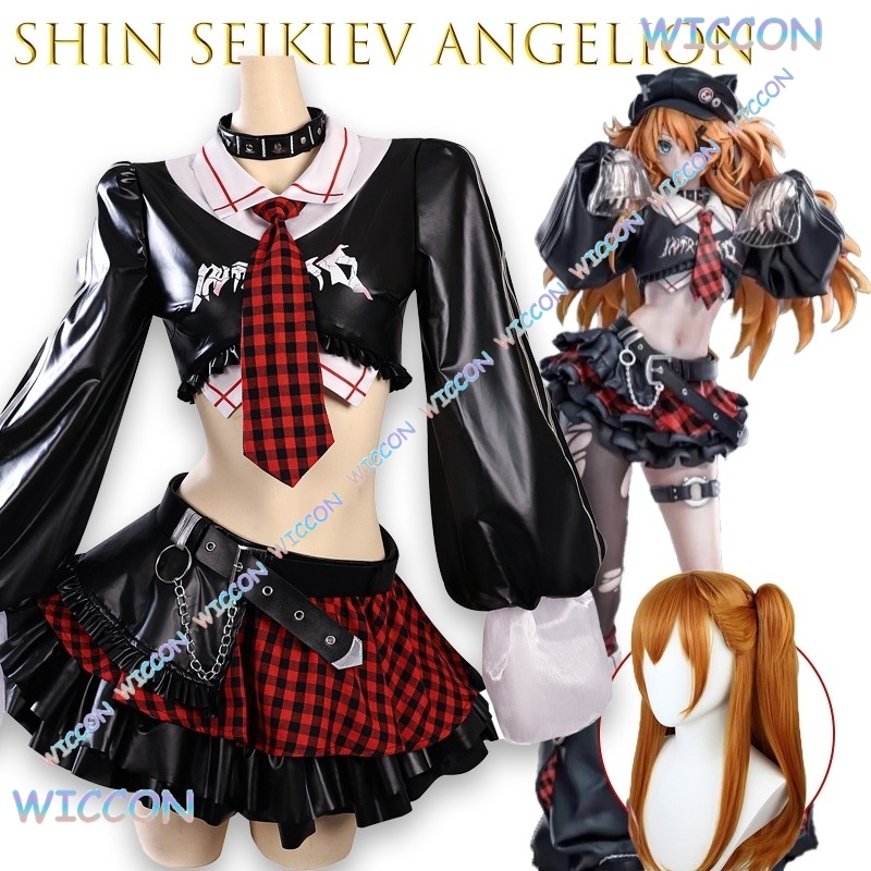 Romper Playsuit Women - Anime rock gótico shin seikie vangelion