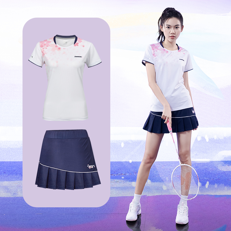 Summer Light Clothing - Kawasaki original terno de badminton feminino