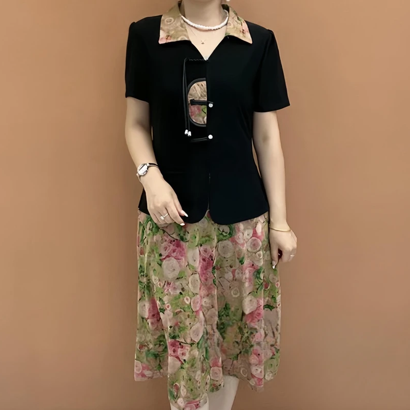 Novo Vestido Feminino de Verão - Summer Clothing Over 60 avaliação e preço