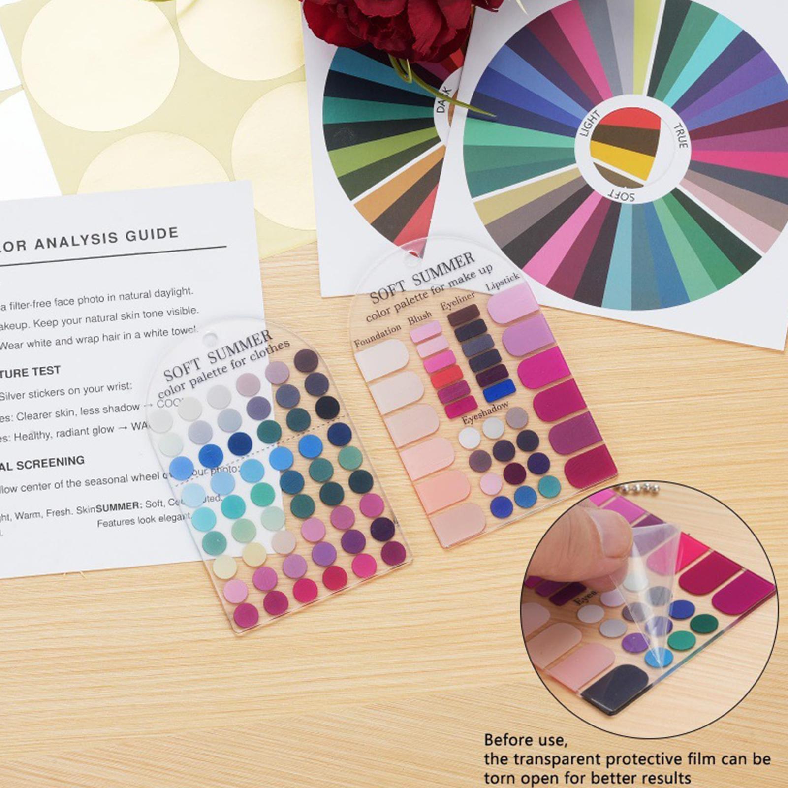 2 Peças de Cartões de Amostra  - Summer Clothing Color Palette avaliação e preço