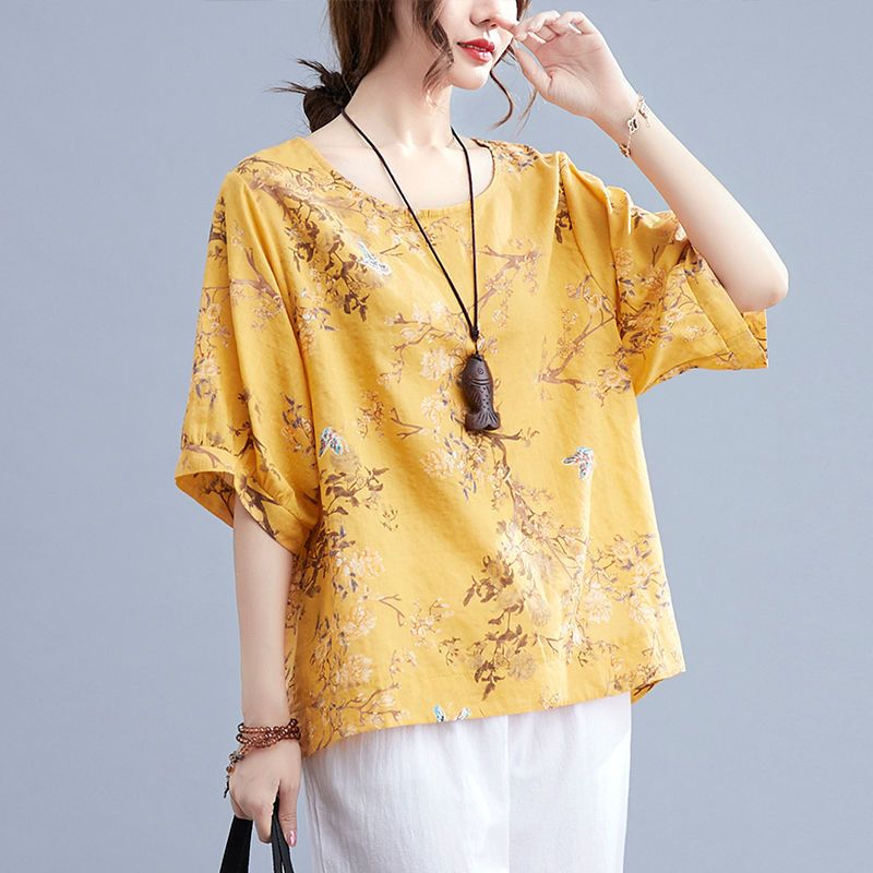 Camiseta Feminina de Verão Nov - Summer Clothing Over 60 avaliação e preço