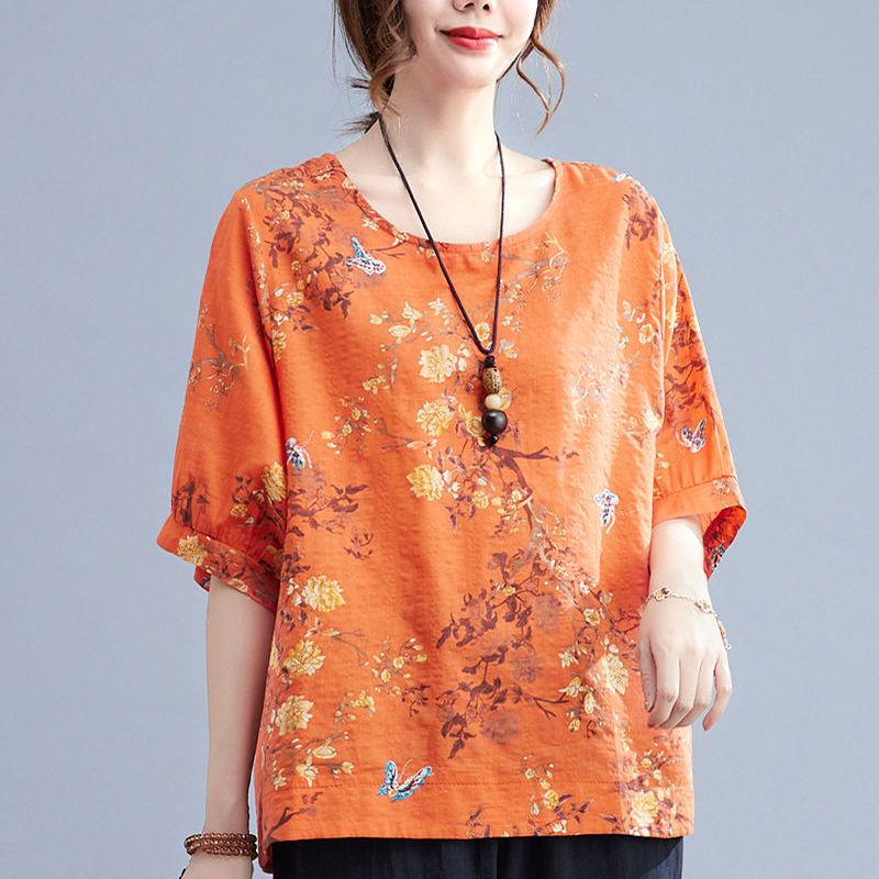 Camiseta Feminina de Verão Nov - Summer Clothing Over 60 avaliação e preço