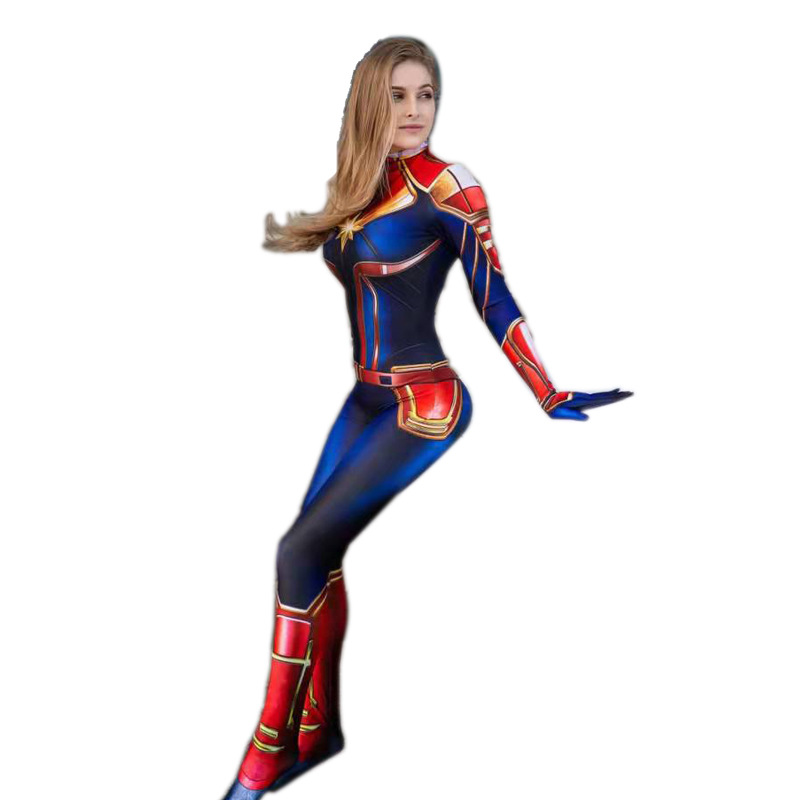 Fantasia de Cosplay de Capitã  - Romper Playsuit Women avaliação e preço