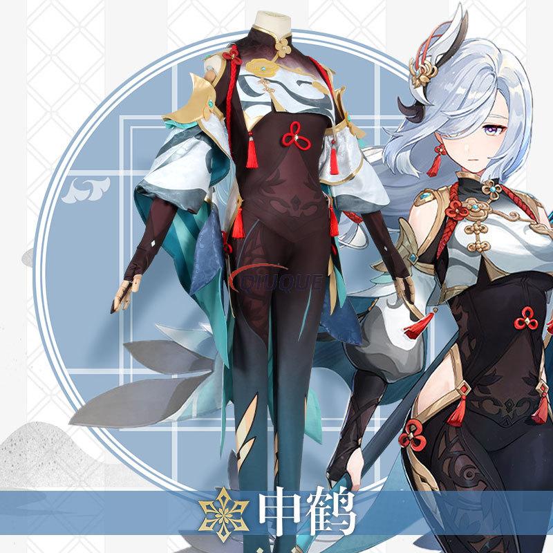 Jogo genshin impacto shenhe co - Romper Playsuit Women avaliação e preço