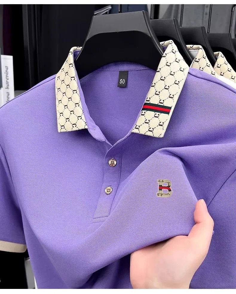 Camisa polo masculina de manga - Summer Clothing Men Linen avaliação e preço