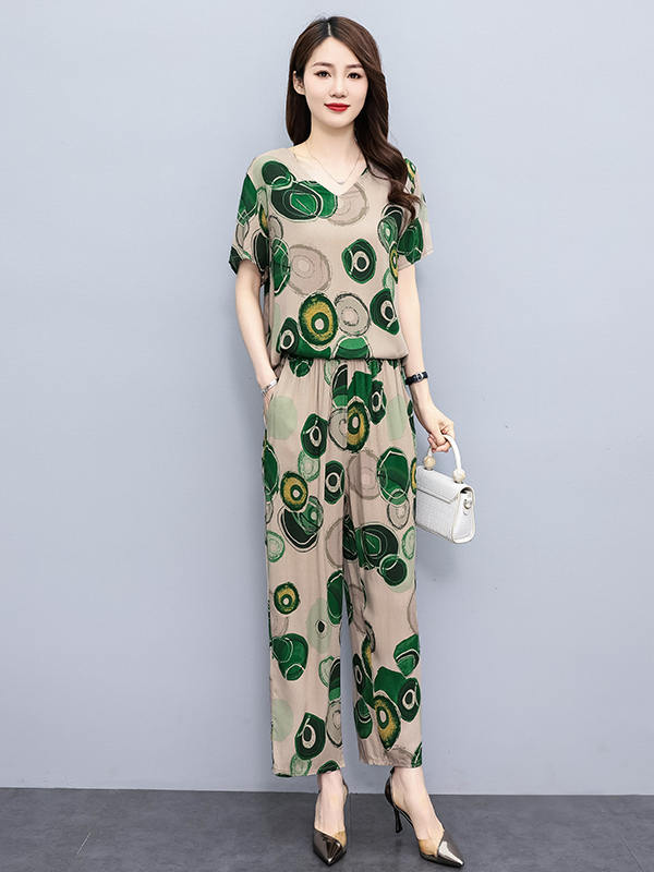 Conjunto de Verão Novo Estilo  - Summer Clothing Over 60 avaliação e preço