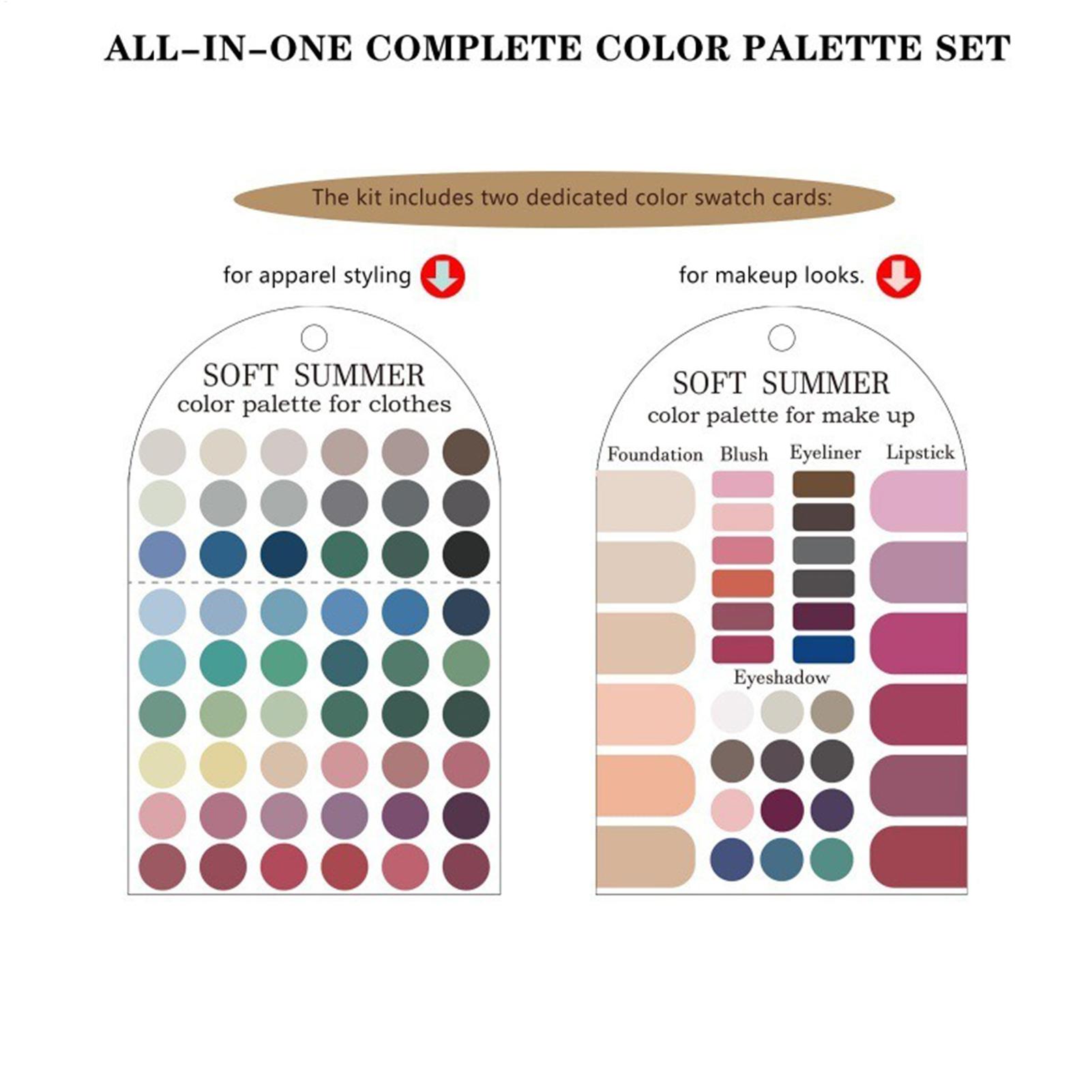 Cartão de Paleta de Cores Suav - Summer Clothing Color Palette avaliação e preço
