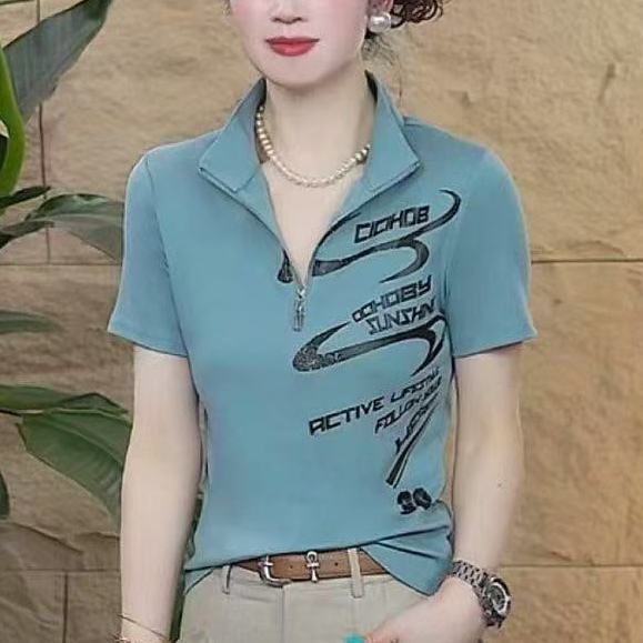 Camiseta Feminina Estampada de - Summer Clothing Over 60 avaliação e preço
