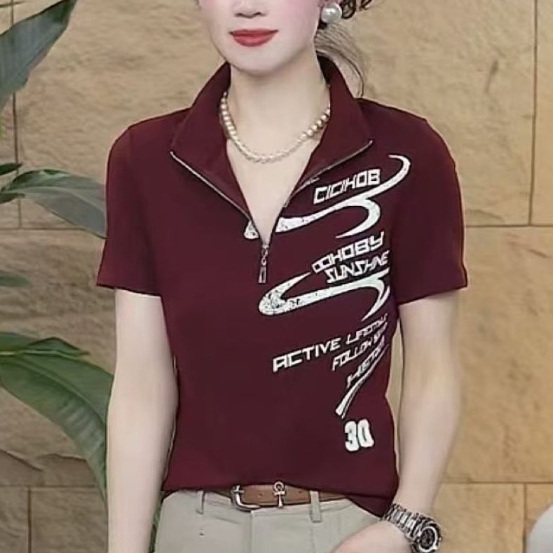 Camiseta Feminina Estampada de - Summer Clothing Over 60 avaliação e preço