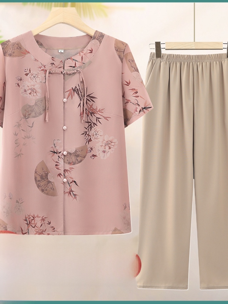 Conjunto de Duas Peças Elegant - Summer Clothing For Women Over 60 avaliação e preço
